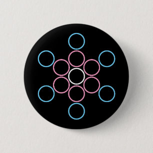 Macaron Rond 5 Cm cercles sacrés