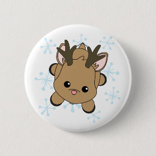 Macaron Rond 5 Cm Cerfs communs de Cutie