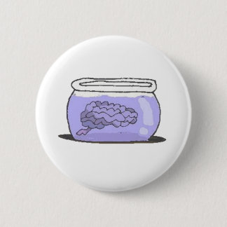 Macaron Rond 5 Cm cerveau dans le bocal à poissons