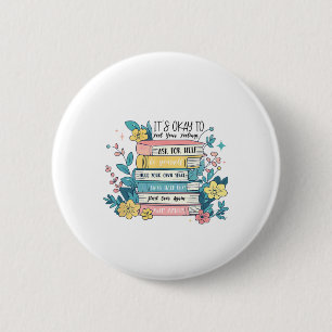 Macaron Rond 5 Cm C'est correct de ressentir vos émotions Demandez d