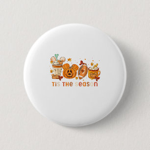 Macaron Rond 5 Cm C'Est La Saison Automne Halloween Citrouille Autom