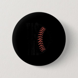 Macaron Rond 5 Cm C'est la saison Baseball,softball Cadeau drôle Fem