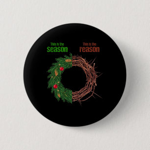 Macaron Rond 5 Cm C'Est La Saison C'Est La Raison De Christian Ch