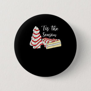 Macaron Rond 5 Cm C'est la saison Costume d'arbre de Noël Graphique 