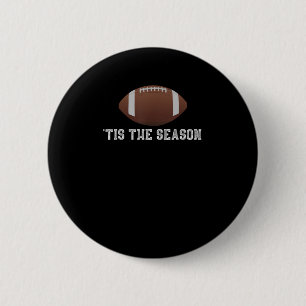 Macaron Rond 5 Cm C'Est La Saison De Football Drôle