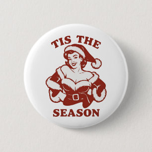 Macaron Rond 5 Cm C'est la saison de Noël snarky sarcasme humour drô