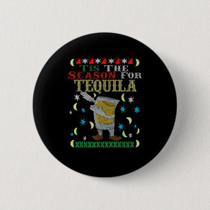 Macaron Rond 5 Cm C'Est La Saison De Tequila Dabbing Christmas Alcoh