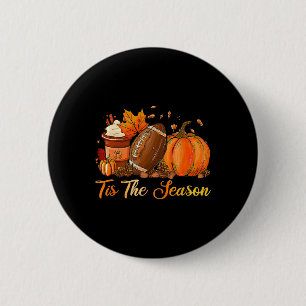 Macaron Rond 5 Cm C'Est La Saison Footll Café Latte Feuilles Hello P