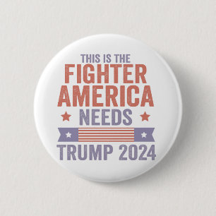 Macaron Rond 5 Cm C'est le cadeau Trump 2024 dont l'Amérique a besoi