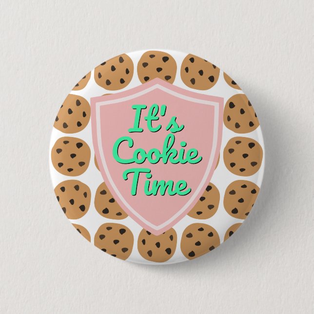 Macaron Rond 5 Cm C'est l'heure du cookie Troop Beverly Hills pin (Devant)