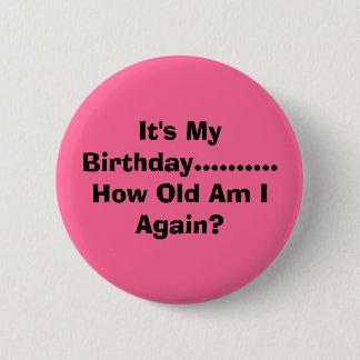 Macaron Rond 5 Cm C'est mon anniversaire .......... Quel est-ce