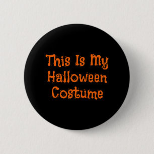 Macaron Rond 5 Cm C'Est Mon Costume D'Halloween - Halloween Cool