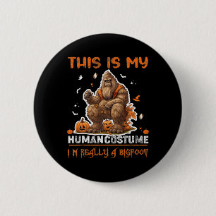 Macaron Rond 5 Cm C'est mon costume humain Funny Halloween Costume M