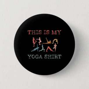 Macaron Rond 5 Cm C'est mon design de yoga poses de yoga flux Vinyas