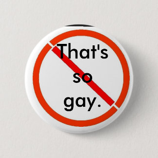 Macaron Rond 5 Cm C'est (pas) homosexuel