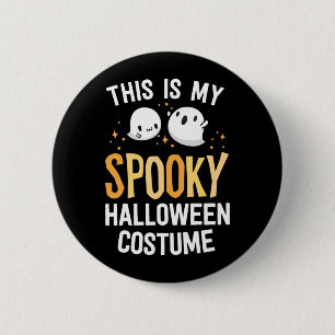 Macaron Rond 5 Cm C'est un costume d'Halloween effrayant Kawaii Spoo