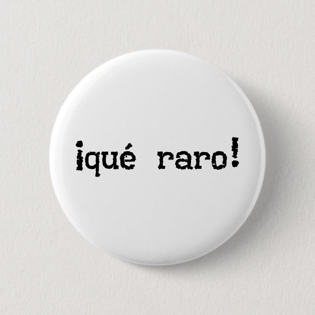 Macaron Rond 5 Cm C'est une étrange exclamation (Devant)