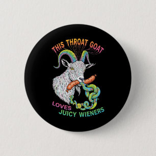 Macaron Rond 5 Cm Cette Chèvre Throat Aime Les Éleveurs Juicy Mème S