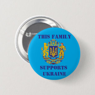 MACARON ROND 5 CM CETTE FAMILLE SOUTIENT L'UKRAINE