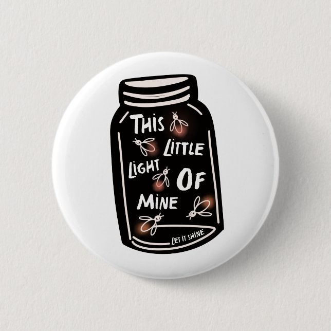 Macaron Rond 5 Cm Cette petite lumière à moi Christian (Devant)