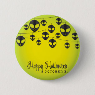 Macaron Rond 5 Cm chaîne Alien