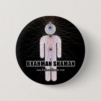 Macaron Rond 5 Cm CHAMAN de BRAHMAN - bouton de Chakra