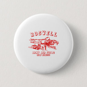 Macaron Rond 5 Cm Champ aérien de l'armée de Roswell Nouveau-Mexique