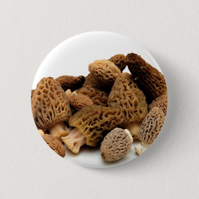 Macaron Rond 5 Cm Champignon de morelle (Devant)