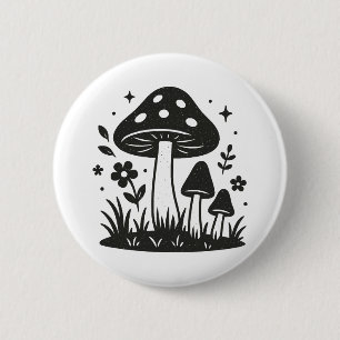 Macaron Rond 5 Cm Champignons