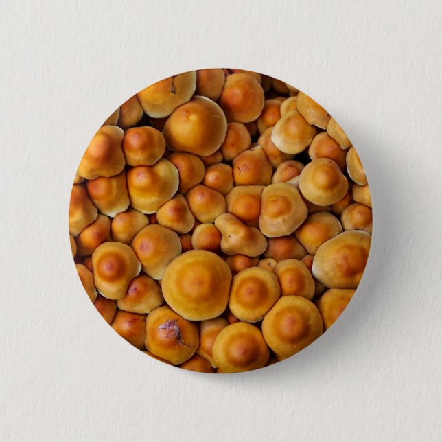 Macaron Rond 5 Cm Champignons (Devant)