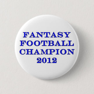 Macaron Rond 5 Cm Champion 2012 du football d'imaginaire