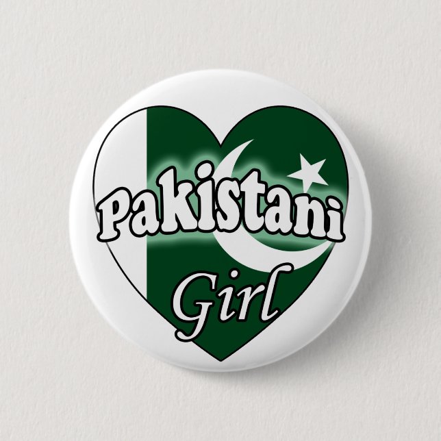 Macaron Rond 5 Cm Championnat du Pakistan de football (Devant)