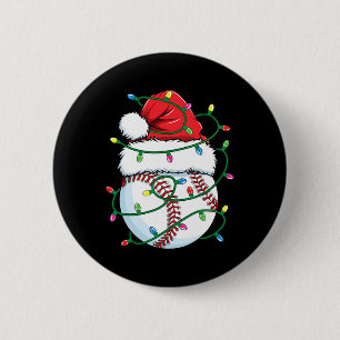 Macaron Rond 5 Cm Chapeau de Noël drôle Bysebyll Père Noël Hommes Ga