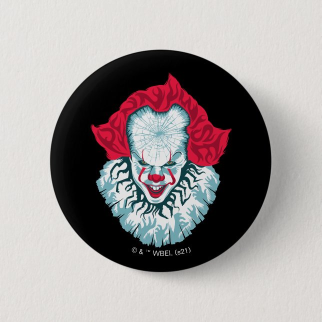 Macaron Rond 5 Cm Chapitre 2 | Pennywise (Devant)