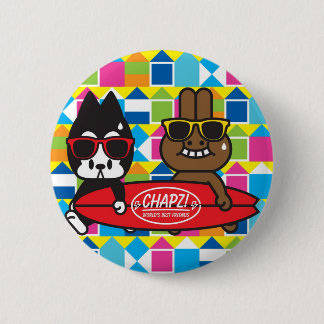 Macaron Rond 5 Cm CHAPZ ! bouton surfant