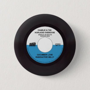 Macaron Rond 5 Cm Charlie et le disque de l'overdose 45 de Horlics