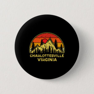 Macaron Rond 5 Cm Charlottesville Virginie Va Montagnes Randonnée So