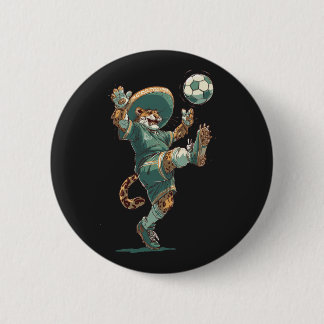 Macaron Rond 5 Cm Charro Jaguar Striker