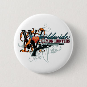 Macaron Rond 5 Cm Chasseurs mondiaux de démon