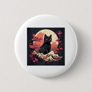MACARON ROND 5 CM CHAT
