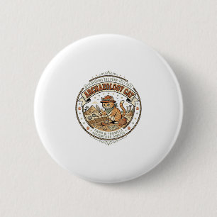 Macaron Rond 5 Cm Chat d'archéologie Chat d'archéologie Art vectorie