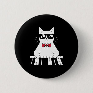 Macaron Rond 5 Cm Chat de piano