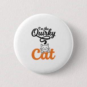Macaron Rond 5 Cm Chat Drôle Gravure Vintage Design Amateur De Chats