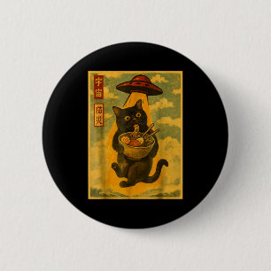 Macaron Rond 5 Cm Chat Drôle Ramen Ufo Anime Japonais Pour Hommes Fe