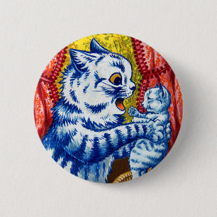 Macaron Rond 5 Cm Chat et ses chatons