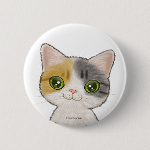 Macaron Rond 5 Cm Chat mignon de Clico