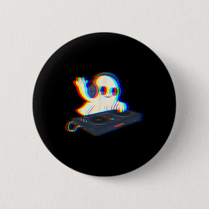 Macaron Rond 5 Cm Chat noir Squelette à la main Boop Halloween Chats