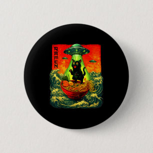 Macaron Rond 5 Cm Chat Ramen Alien Ufo Art Japonais Rétro Cadeaux Ho