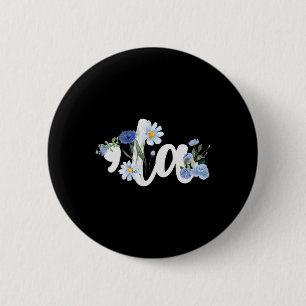 Macaron Rond 5 Cm Chat sans enfant Lady Kamala Harris 2024