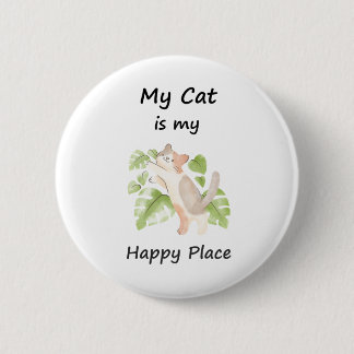 Macaron Rond 5 Cm Chat Whimsical